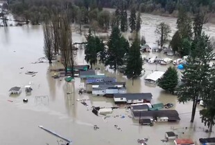 Небачена повінь у Вашингтоні: вода знесла мости, вертольоти рятують сім'ї з дахів (відео)