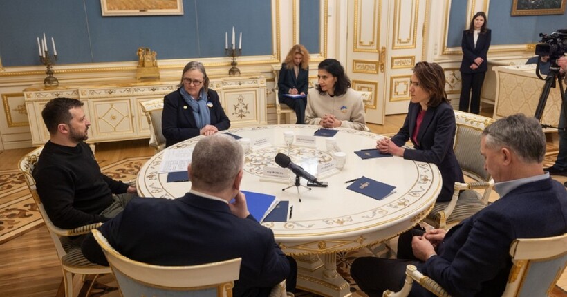 Зеленський зустрівся із делегацією політичної групи Європарламенту Renew Europe 